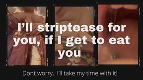 Giantess Phoenix Lets You Enjoy Her Striptease In Exchange For Vore- 1080p