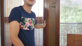 Hot Latin Twink Edges His Huge Cock &amp; Tight Asshole