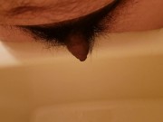 包茎チンポ放尿　Phimosis cock pissing