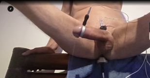 The Puppy's Tail Wags and Drips Until the Final Orgasm