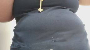 My huge belly makes itself heard during working hours
