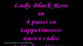 A039 Lady Black Rose in 4 passi su tappetino