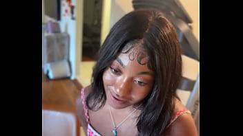 Joi blowjob from ebony pornstar