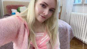 Cockriding at It's Finest: Fucked a Dildo on a Glass Stool