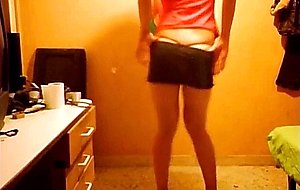 Spanish crossdresser dancing