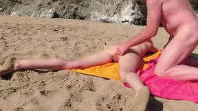 wild sex on the beach of ibiza