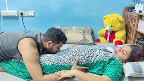 Mallu Wife Pussy Rub and Kissing with Boobs Press and Kiss Romance by Husband