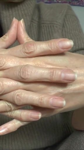 Lady Victoria Valente - Cashmere Knit Outfit, Beautiful Hands, Short Fingernails, Close-ups, JOI