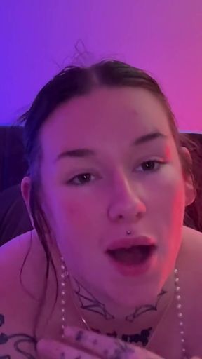 British Horny Goth JOI   Clip 1