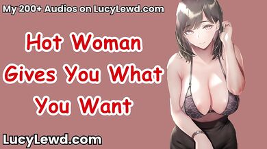 Hot woman gives you what you want rough sex ASMR blowjob audio