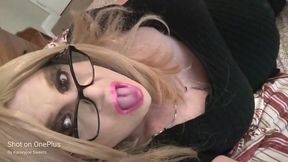 CD Krissy Sweets in heels and fishnets