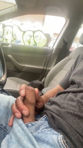 I'm jerking off in the car