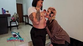 Venezuelan and Argentine Record a Threesome at Their First Casting