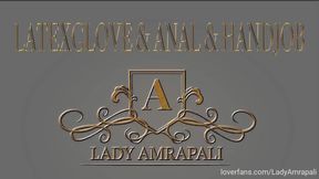 LATEXGLOVE - ANAL - HANDJOB Total lenghts 8:13 minutes  Bdsm Slave Lack Latex Abmelken Wichsen  LADY AMRAPALI  Herrin Mistress Domina Femdom