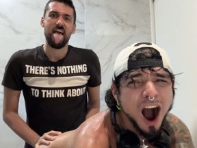 Fucked in a mall bathroom by a massive dick!!!!!!