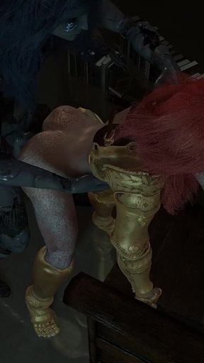 Malenia Is Fucked Standing by Ranni the Witch with a Big Cock