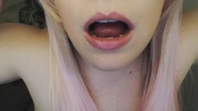 Blonde Hottie Tongue Fetish