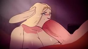 Wife Stealer - Furry girl deepthroats a big cock and rides for a creampie