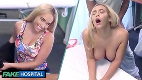 Fucking HOT TEEN BLONDE with AMAZING BIG TITS fucked by a Doctor -