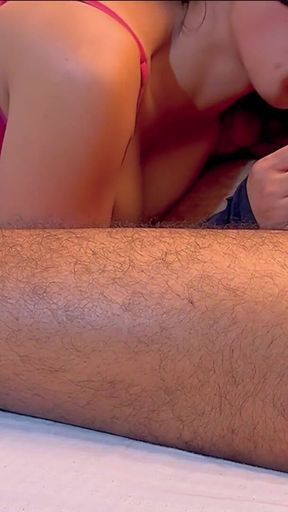Thrilling moment from &quot;Hindi audio - indian muslim girl sofia gives best blowjob and deep throat and cum in mouth&quot;