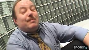 Slutty girl gets pounded hard