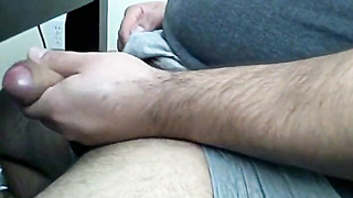 Amateur Lush Cub Dad Plays on Webcam