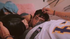 Alina Svetlana wild threesome fucking ruined blowjob session