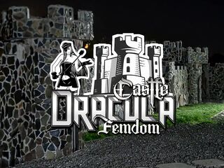 Servitude in the throne-room gap beneath Dracula Femdom Castle Mistresses