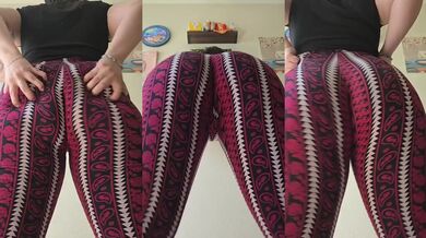Thick Horny Latina Twerking In Flare Pants Big Ass Solo Tease