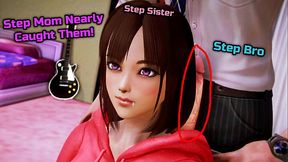 Waifu Academy | Cute 18yo Asian Teen Step Sister Nearly Caught By Step Mom Sucking Step Brother'_s Big Cock. The Still Hot Cum On Her Lips Almost Gave Her Away | Part #33