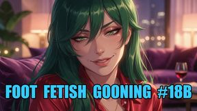 Foot Fetish Gooning #18B: Sole Surrender Brain-Melting Worship (Animated)