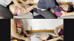 Full Video Tickling Armpit Abdomen and Rib: Lisa, Katty And Yolanda