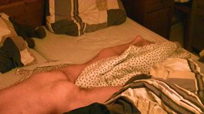 Naked Bed Hump Masturbation