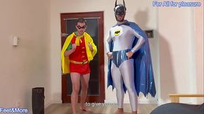 Batman and Robin arent caped crusaders, they are obedient mindless... get pleasure, and enjoy this hot video