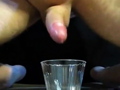 Long Prostate Milking Session Into Cup