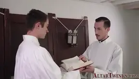 Sacred Sin: Young Altar Boy Gets Rimmed by Horny Priest – Forbidden Gay Lust 18+
