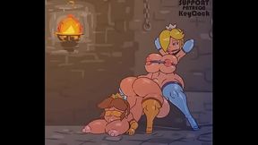 Keycock:Princess Daisy and Princess Rosalina