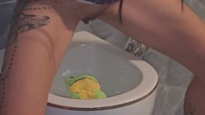 My plus is pissed in the mouth