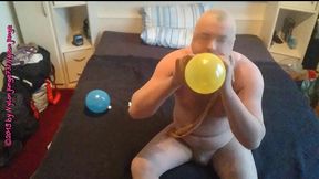 nylon encasement mit luftballons