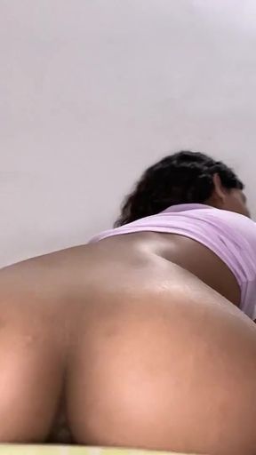 Must-see moment from "petite desperate girl fucking pillow"