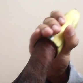 Pakistani Banana Peel Masturbation