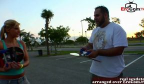 british blonde stupid teen pick up for porn