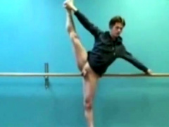 Male ballet practice (without tights!)