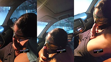 I sucked the uber's big dick