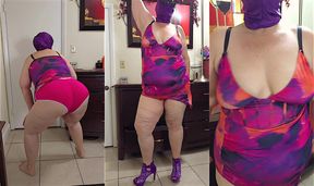 Curvy Milf in a Mini Dress Shows Off Her Stunning Figure Up Close!