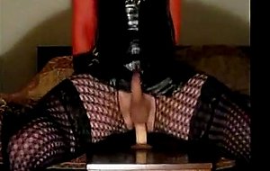 Hot crossdresser showing beautifull cock