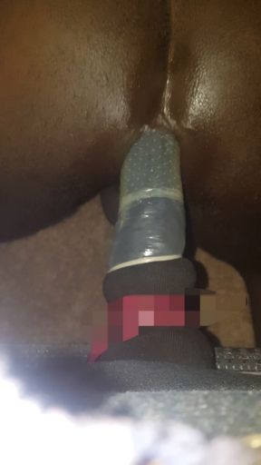 Haitian Butt trying home work out ass play