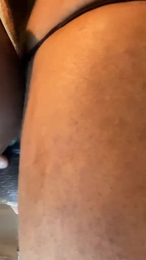 Unforgettable moment from &quot;Black Crossdresser Humping Sex Doll Leads To Moaning Cumshot&quot;