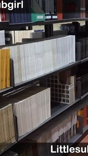Sexy Asian Fucking Her Pussy in Public Library!