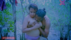 Indian Beautiful Girlfriend Fucked in Jungle